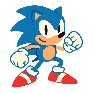 sonic the hedgehog sticker
