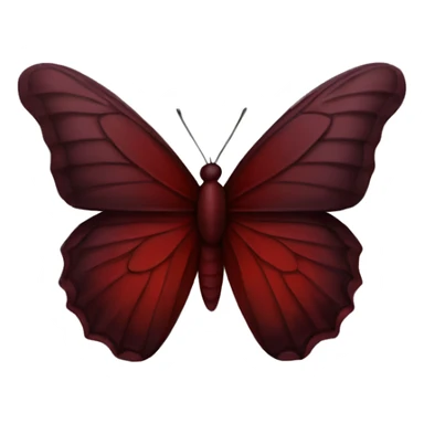 dark red butterfly  sticker