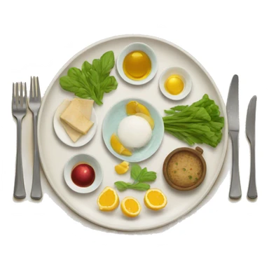 Passover Seder plate  sticker