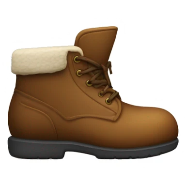 boot with old man sticker