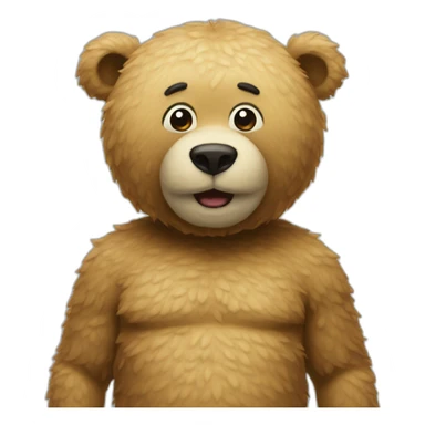 Sesame-beside-Kuma sticker