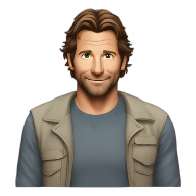 Bradley Cooper say « I love Mel » sticker