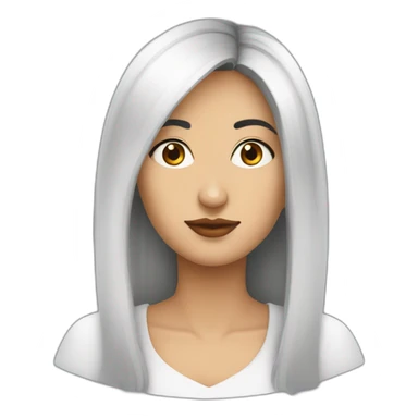 agniya barto russian woman writer with black hair sticker