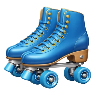 Roller Skates - blue sticker