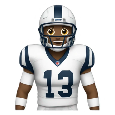 quarterback with white socks sticker