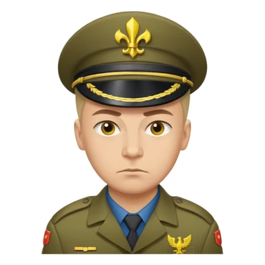 generate realistic military logistics department manager from ukraine sticker