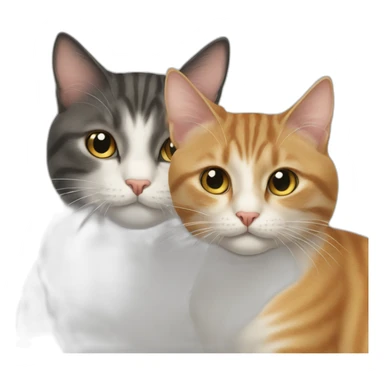 two cats hiowdy neighbor sticker