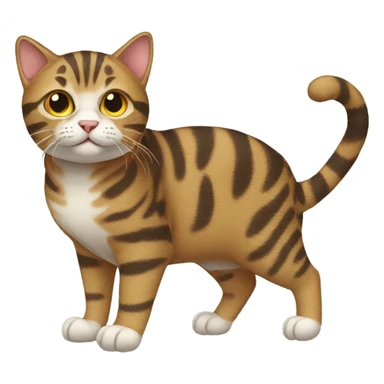 Tabby Cat Full Body sticker
