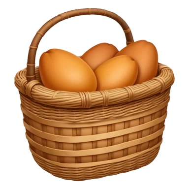 buttocks wicker basket sticker