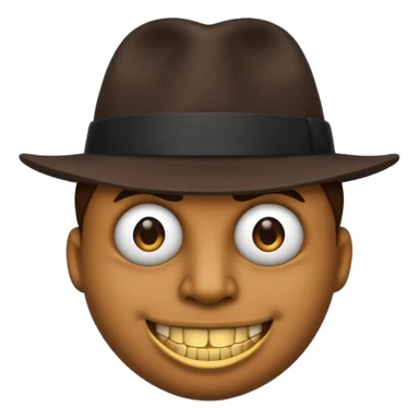 Gangster emoji sticker