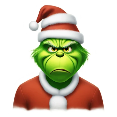 grinch stealing christmas sticker