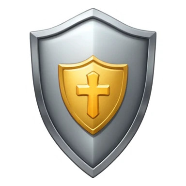 Shield with Shield with flex icon sticker