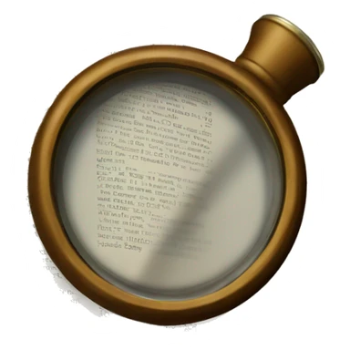 magnifier on bible sticker