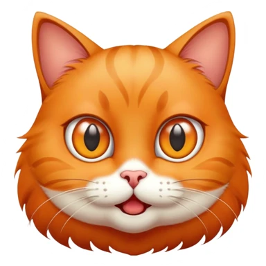 cat with a silly face sticker