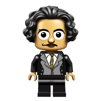 salvador dali lego full body sticker