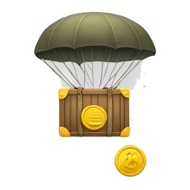 airdrop with coin sticker