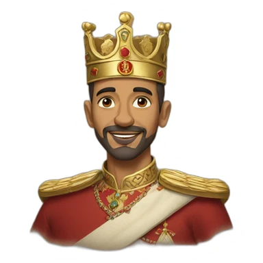 King of morocco sticker