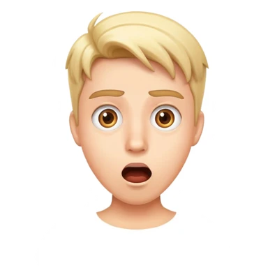 IShowSpeed inspired face, surprised expression sticker