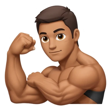 بازوی دو رنگ مثل این💪 sticker