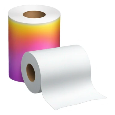 Lube bottle and Toilet paper roll sticker