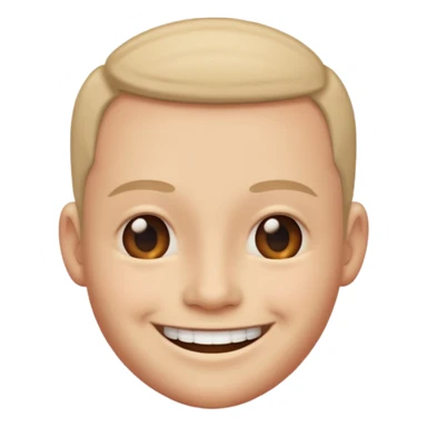 Buttcheek head sticker