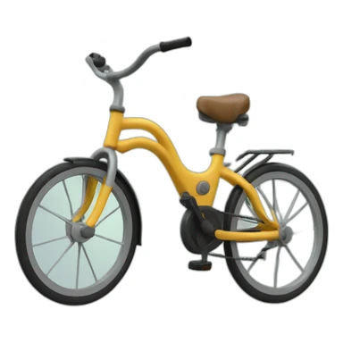 Kuk i cykel  sticker