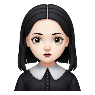 wednesday addams sticker