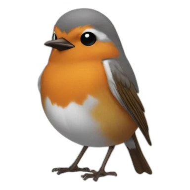 Robin-with-bikini sticker