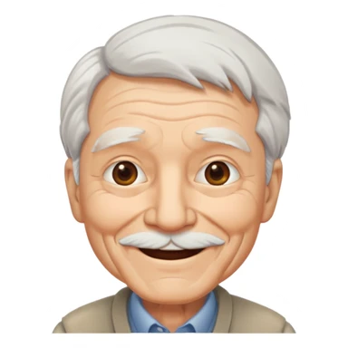 Create an avatar of old man sticker