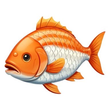 fish meat piece sticker