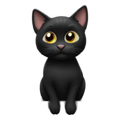 Black cat looking oit of the window and judging people sticker