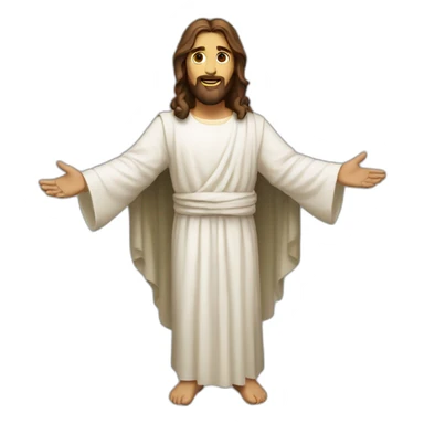 Jesucristo orando sticker