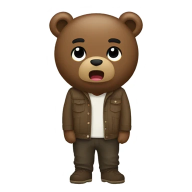 Kanye west bear sticker