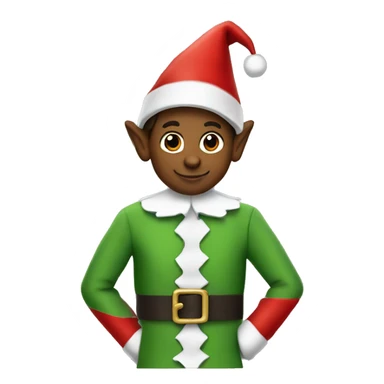 Elf on the shelf sticker
