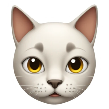 Cat being bad sticker