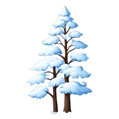 small painting with winter landscape sticker