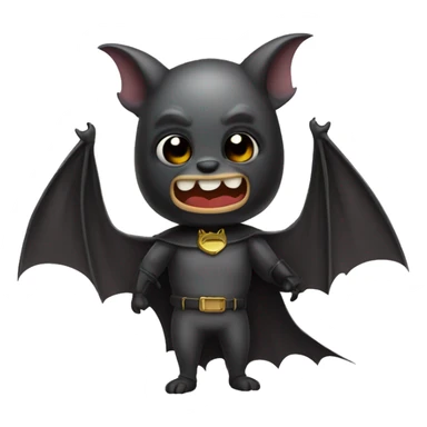 Bat wearing a sombrer sticker
