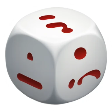 96 sided die sticker