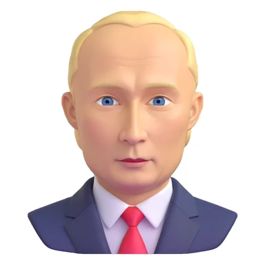 Vladimir Putin portrait sticker
