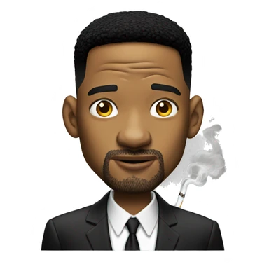 will smith on smoking sticker
