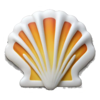 Shell camino santiago sticker