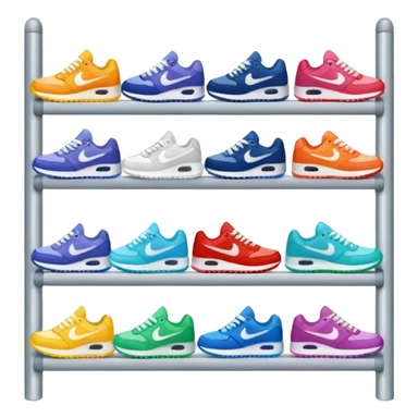 sneakers rack sticker