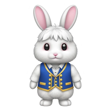 Make a bunny with classic roblox sticker