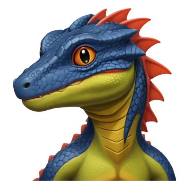 Salandit-Agama-Alec Klein-Treecko sticker