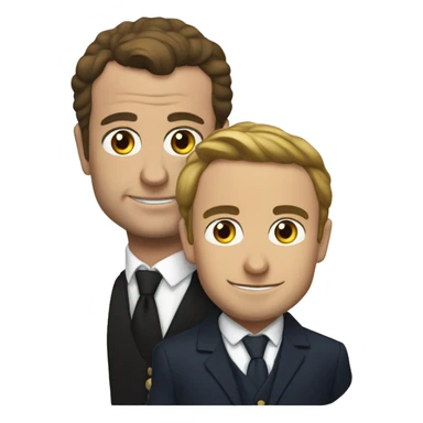 macron et bardella sticker