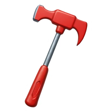 big red hammer sticker