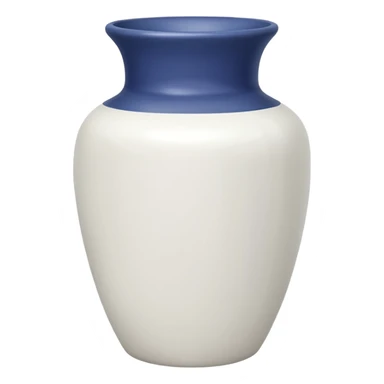 vaso branco sem flores sticker