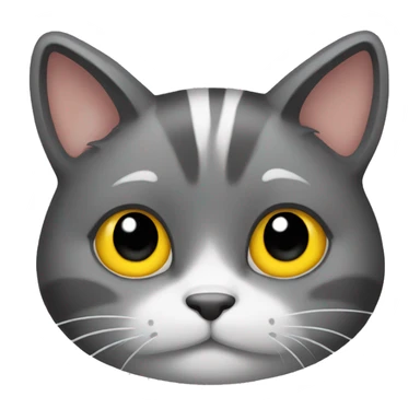 Shy cat  sticker
