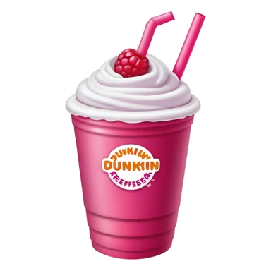 dunkin rasberry refresher sticker