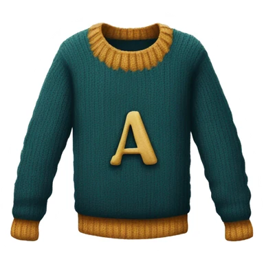 Harry Potter sweater with a letter A sticker